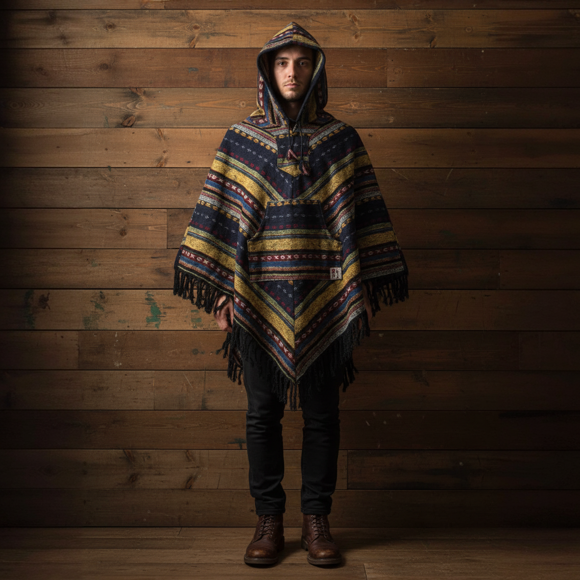 Poncho diamond „Desert Sun"