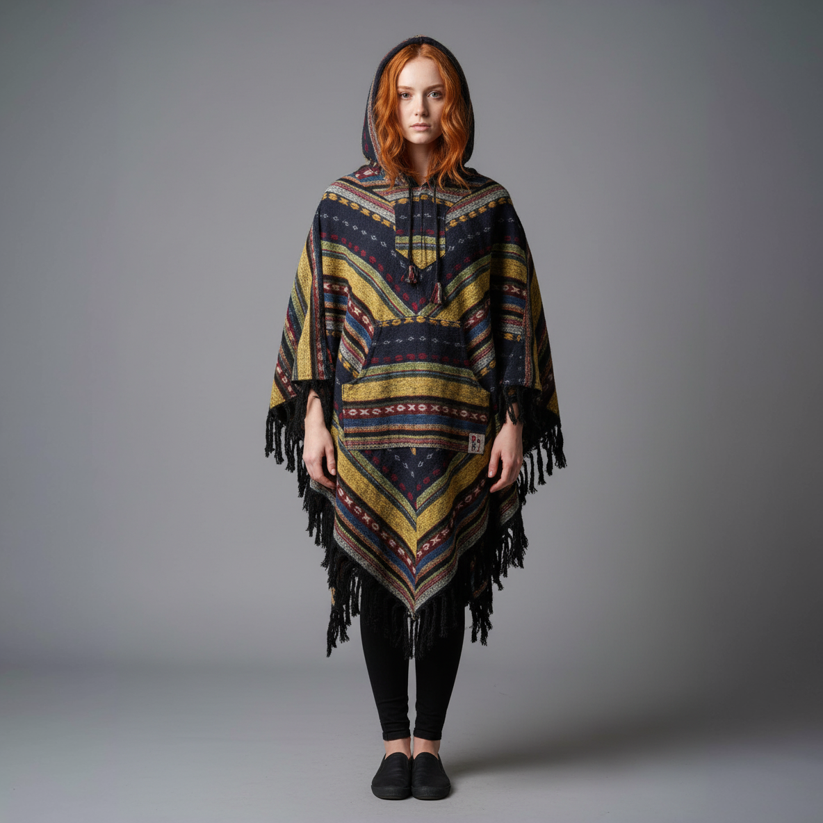 Poncho diamond „Desert Sun"