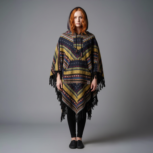 Poncho diamond „Desert Sun"