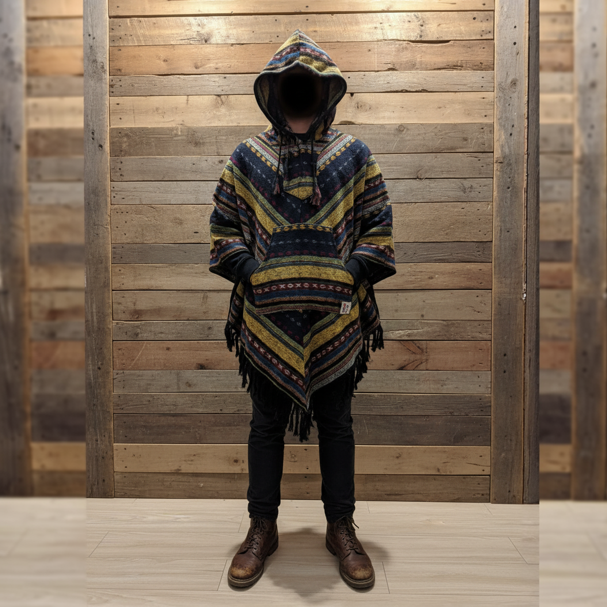 Poncho diamond „Desert Sun"